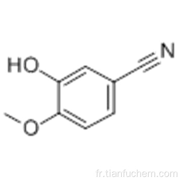 Benzonitrile, 3-hydroxy-4-méthoxy CAS 52805-46-6